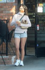 JORDANA BREWSTER in Shorts Out for Snacks in Los Angeles 10/16/2020