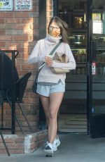JORDANA BREWSTER in Shorts Out for Snacks in Los Angeles 10/16/2020
