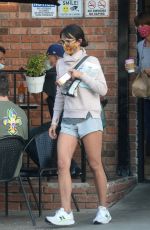 JORDANA BREWSTER in Shorts Out for Snacks in Los Angeles 10/16/2020