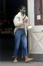 JORDANA BREWSTER Out for Morning Coffee in Brentwood 10/11/2020