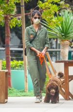 JORDANA BREWSTER Out with Her Dog in Malibu 10/25/2020