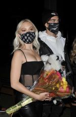 JORDYN JONES at Boa Steakhouse in West Hollywood 10/23/2020