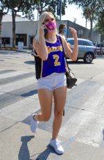JORDYN JONES at Urth Caffe in West Hollywood 10/04/2020