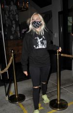 JORDYN JONES Out for Dinner at Catch LA in Los Angeles 11/10/2020