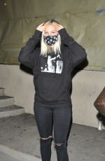 JORDYN JONES Out for Dinner at Catch LA in Los Angeles 11/10/2020