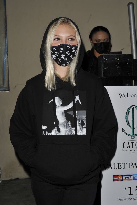 JORDYN JONES Out for Dinner at Catch LA in Los Angeles 11/10/2020