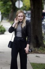 JULIA GARNER on the Set of Inventing Anna in New York 10/02/2020