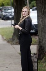 JULIA GARNER on the Set of Inventing Anna in New York 10/02/2020
