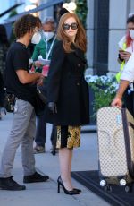 JULIA GARNER on the Set of Inventing Anna in New York 10/15/2020