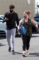 JUSTINA MACHADO and Brandon Armstrong Heading to DWTS Studio in Los Angeles 10/16/2020