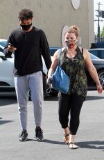 JUSTINA MACHADO and Brandon Armstrong Heading to DWTS Studio in Los Angeles 10/16/2020
