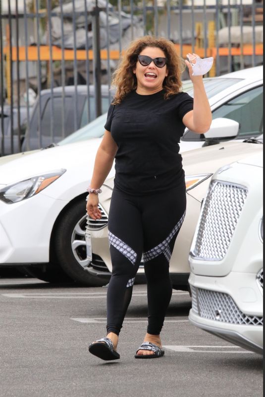 JUSTINA MACHADO Arrives at Dance Studio in Los Angeles 10/23/2020