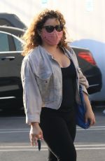 JUSTINA MACHADO Arrives at Dance Studios in Los Angeles 10/10/2020