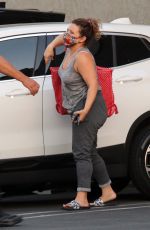JUSTINA MACHADO Arrives at Dancing with the Stars Rehersal in Los Angeles 09/29/2020