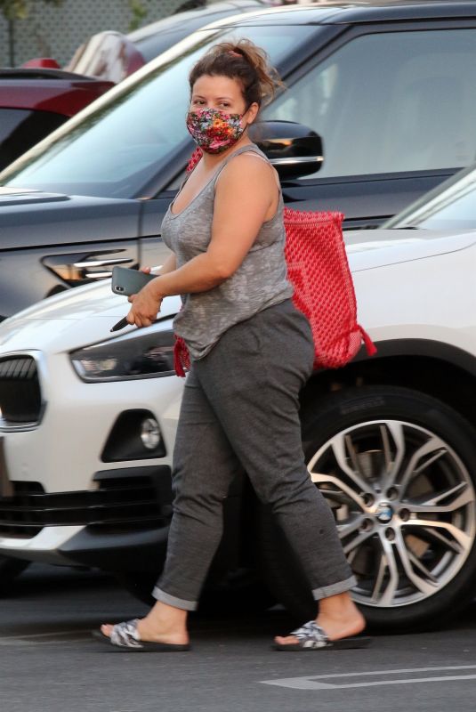 JUSTINA MACHADO Arrives at Dancing with the Stars Rehersal in Los Angeles 09/29/2020
