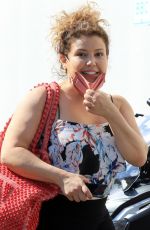JUSTINA MACHADO Arrives at DWTS Practice in Los Angeles 10/02/2020