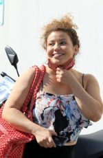 JUSTINA MACHADO Arrives at DWTS Practice in Los Angeles 10/02/2020