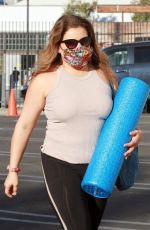 JUSTINA MACHADO Arrives at DWTS Studio in Los Angeles 10/14/202