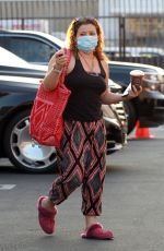 JUSTINA MACHADO Arrives at DWTS Studio in Los Angeles 10/17/2020