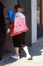 JUSTINA MACHADO Arrives at DWTS Studio in Los Angeles 10/28/2020