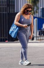 JUSTINA MACHADO at DWTS Studios in Los Angeles 10/15/2020