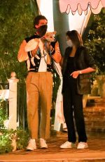 KAIA GERBER and Jacob Elordi at San Vicente Bungalows in West Hollywood 10/14/2020