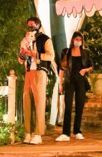 KAIA GERBER and Jacob Elordi at San Vicente Bungalows in West Hollywood 10/14/2020