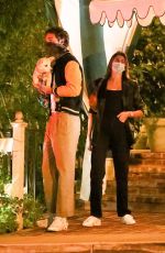 KAIA GERBER and Jacob Elordi at San Vicente Bungalows in West Hollywood 10/14/2020