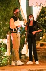 KAIA GERBER and Jacob Elordi at San Vicente Bungalows in West Hollywood 10/14/2020