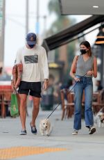 KAIA GERBER and Jacob Elordi Out with Their Dog in Los Angeles 10/20/2020