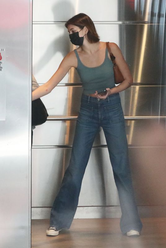 KAIA GERBER at Her Dentist Office in Beverly Hills 10/28/2020