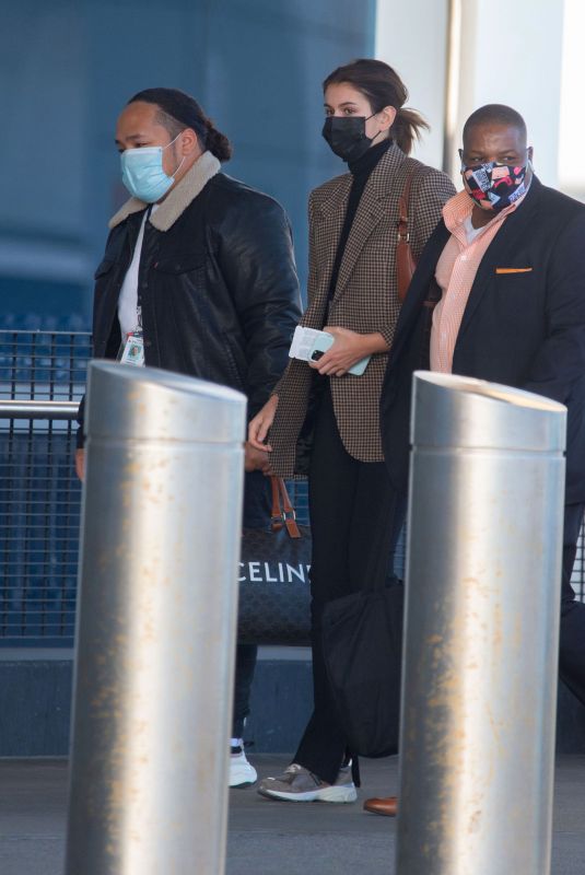 KAIA GERBER at JFK Airport in New York 10/18/2020
