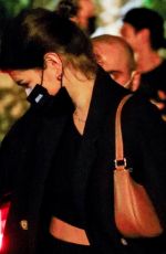 KAIA GERBER Leaves Dinner in Los Angeles 10/15/2020