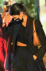 KAIA GERBER Leaves Dinner in Los Angeles 10/15/2020