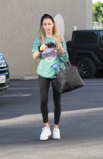 KAITLYN BRISTOWE Arrives at DWTS Studio in Los Angeles 10/27/2020