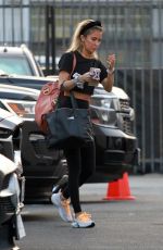KAITLYN BRISTOWE at DWTS Studio in Los Angeles 10/09/2020