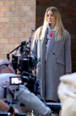 KALEY CUOCO on the Set of The Flight Attendant in New York 10/06/2020