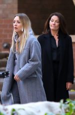 KALEY CUOCO on the Set of The Flight Attendant in New York 10/06/2020