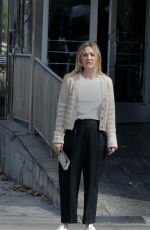 KALEY CUOCO on the Set of The Flight Attendant in New York City 10/10/2020