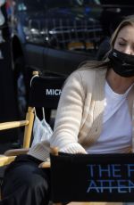 KALEY CUOCO on the Set of The Flight Attendant in New York City 10/10/2020