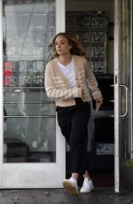 KALEY CUOCO on the Set of The Flight Attendant in New York City 10/10/2020