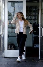 KALEY CUOCO on the Set of The Flight Attendant in New York City 10/10/2020