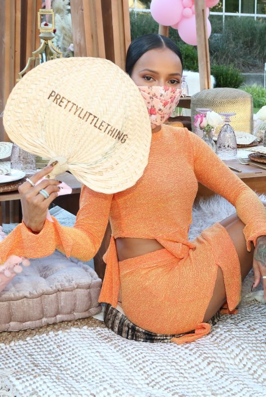 KARRUECHE TRAN at Teyana & Iman’s Babyshower in Atlanta 09/05/2020