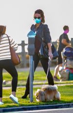 KATE BECKINSALE Out with her Dog in Santa Monica 10/26/2020