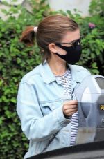 KATE MARA Wearing a Mask Out in Beverly Hills 10/22/2020