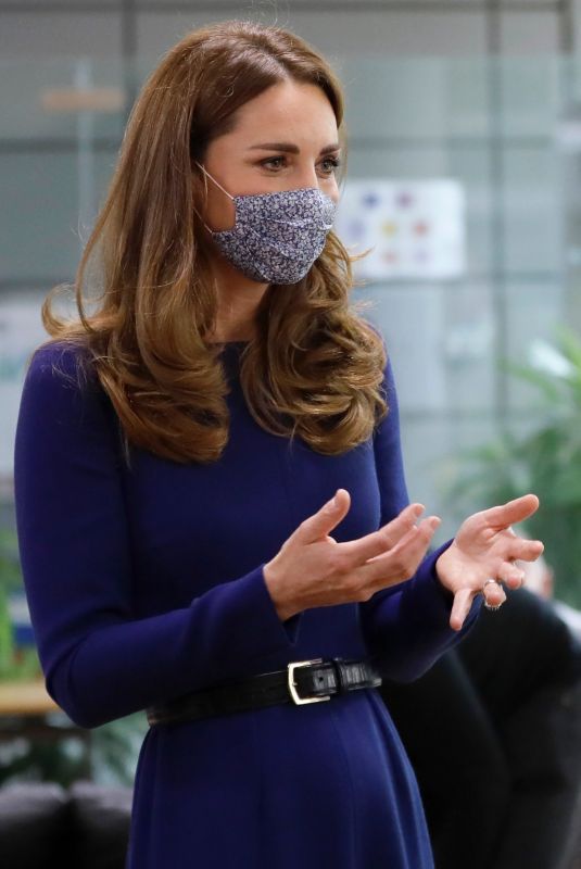 KATE MIDDLETON at Imperial College in London 10/14/2020