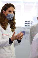 KATE MIDDLETON at Imperial College in London 10/14/2020