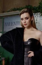 KATHERINE LANGFORD at Valentino Fashion Show at MFW in Milan 09/27/2020