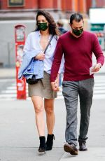 KATIE HOLMES and Emilio Vitolo Jr Out in New York 10/22/2020