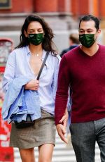 KATIE HOLMES and Emilio Vitolo Jr Out in New York 10/22/2020